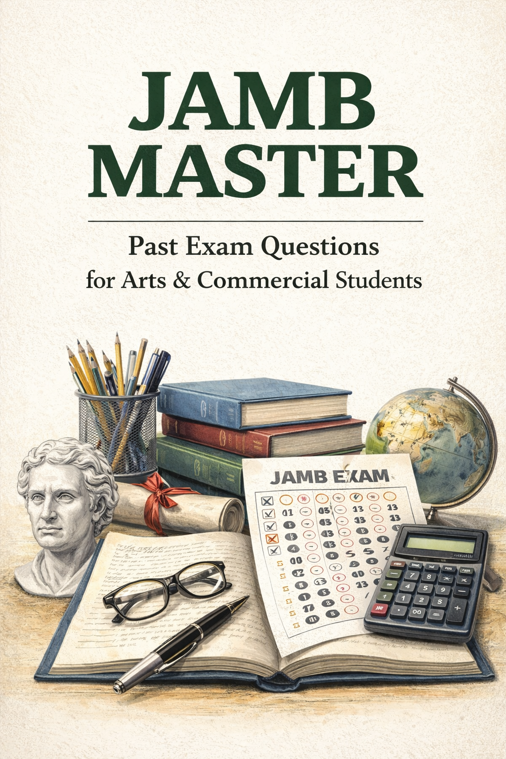 Art & Commercial JAMB Past Questions booklet